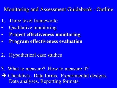 How do we assess and evaluate success of Habitat Restoration ...