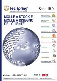 Molle a compressione - Lee Spring