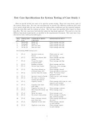 Test Case Specifications for System Testing of Case Study 1 - IIIT