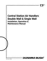 CS2 Central Station Air Handlers.pdf - Dunham-Bush Americas