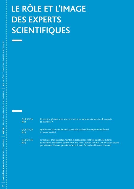 Baromètre IRSN 2013 - La perception des risques et de la sécurité ...