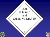 DOT PLACARD and LABELING SYSTEM 6