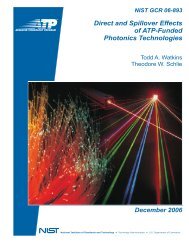 Direct and Spillover Effects of ATP-Funded Photonics Technologies