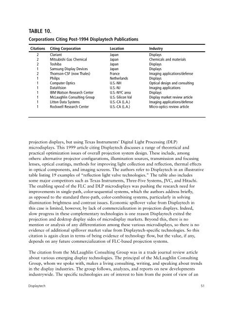 Direct and Spillover Effects of ATP-Funded Photonics Technologies