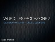 Esercitazione su Office Word.