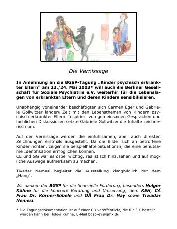 Die Vernissage - BGSP