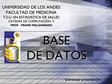 Base de datos - Medic.ula.ve