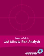 Last Minute Risk Analysis - Essent