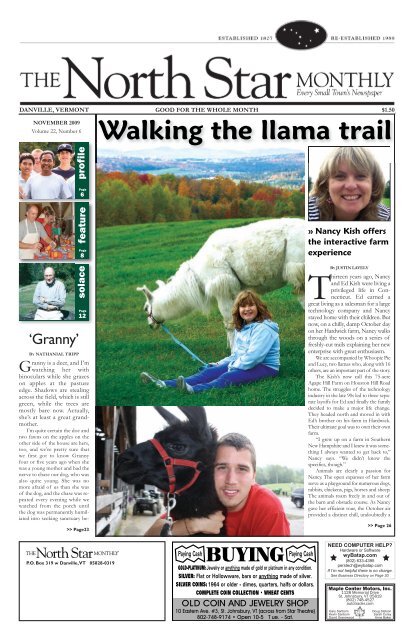 Walking the llama trail - The North Star Monthly