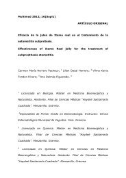 Multimed 2012; 16(Supl1) ARTÃCULO ORIGINAL Eficacia de la jalea ...