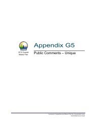 Appendix G5a â Public Comments - Coastal Protection and ...