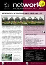 Suvarnabhumi airport becomes strategic Asia hub - Star Alliance ...