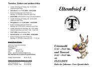 Elternbrief 4 - Ostern - Johannes-Tews-Grundschule