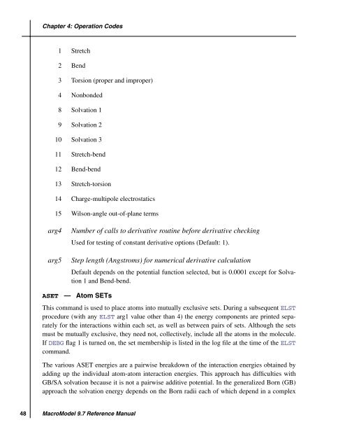 MacroModel Reference Manual - ISP