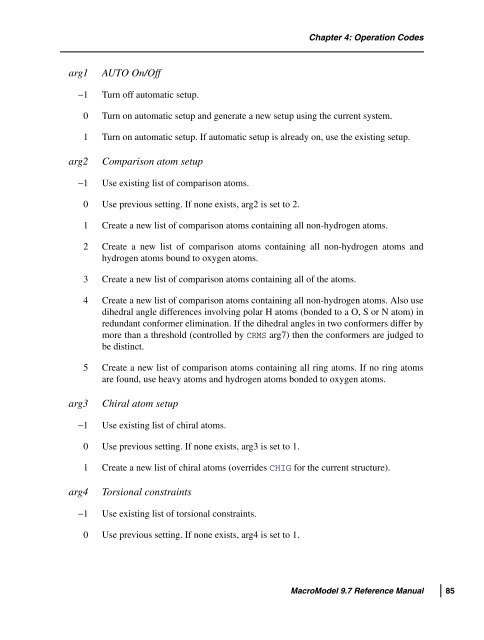 MacroModel Reference Manual - ISP