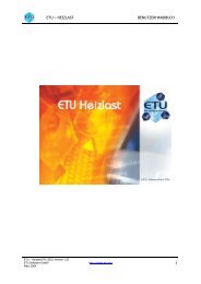 ETU – HEIZLAST BENUTZERHANDBUCH 1 - ETU Software GmbH