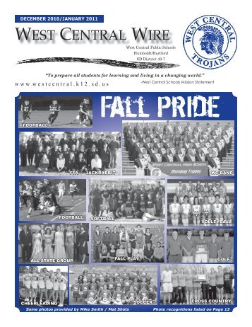 December/January '10-'11 Newsletter - West Central School District