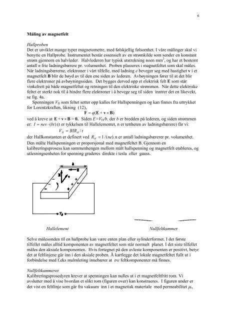 Magnetisk felt og fluks - NTNU