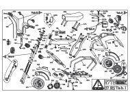 Folding moped Di Blasi mod.R7TB