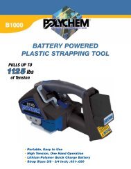 Battery Powered Plastic Strapping Tool - Polychem