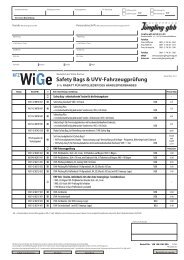 Safety Bags & Uvv-Fahrzeugprüfung