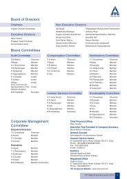 Board of Directors and Committees - ITC i