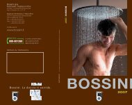 www.bossini.it Bossini. La doccia ti sorride.