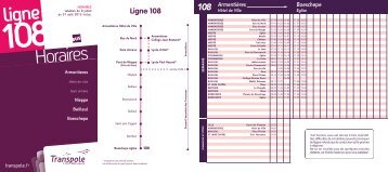 Horaires - Transpole