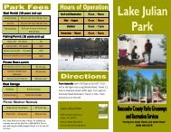 Lake Julian brochure (PDF) - Buncombe County