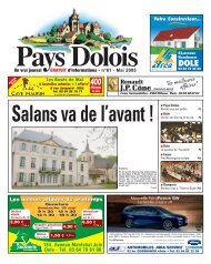 Cliquez-ici pour tÃ©lÃ©charger le journal au format PDF - Pays Dolois