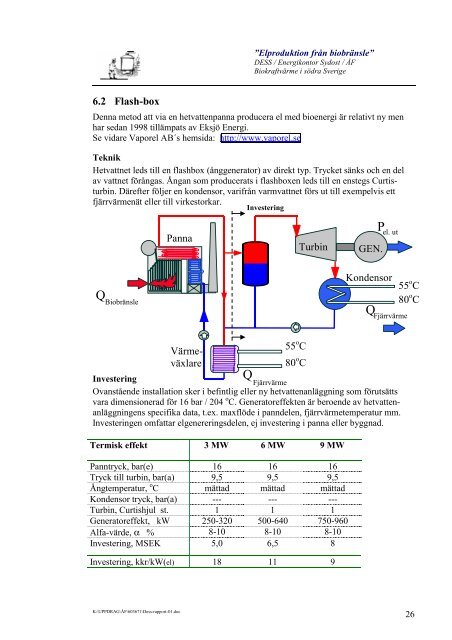 Elproduktion frÃ¥n biobrÃ¤nsleâ - Energikontor Sydost