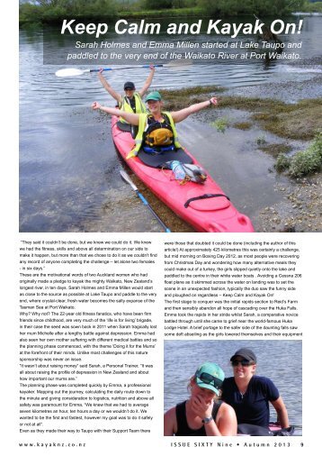 Keep Calm and Kayak On! - New Zealand Kayak Magazine