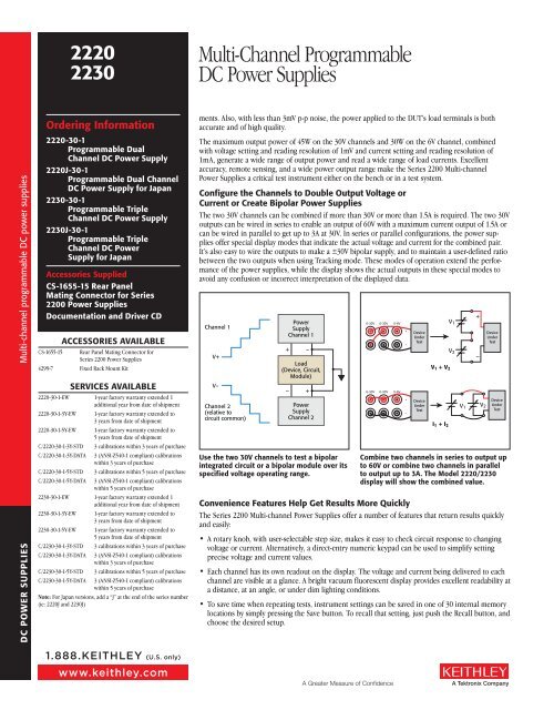 Multi-Channel Programmable DC Power Supplies - Helmar