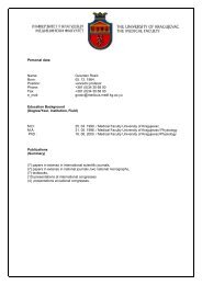 Ð Ð¾ÑÐ¸Ñ ÐÐ²Ð¾Ð·Ð´ÐµÐ½ - Medicinski fakultet Kragujevac - Univerzitet u ...