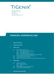 FINANCIEEL JAARVERSLAG 2008 - TiGenix