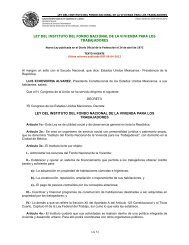 Ley del Instituto del Fondo Nacional de la Vivienda para ... - Infonavit