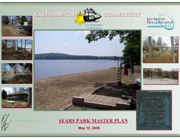 SEARS PARK MASTER PLAN EAST HAMPTON CONNECTICUT