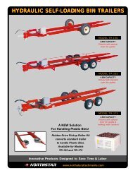 Hydraulic Self-Loading Bin Trailers - Rankin Equipment Co.