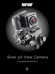 Sinar p3 View Camera - SBF Moscow