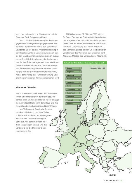 Geschäftsbericht 2003 - Commerzbank International SA