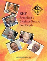 Current Annual Report - Retirement Housing Foundation