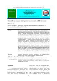Asian Journal of Pharmacodynamics and Pharmacokinetics ...