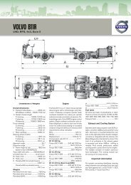 Data Sheet B11R (LHD, 4x2, RFS, Euro 5 - Volvo Buses