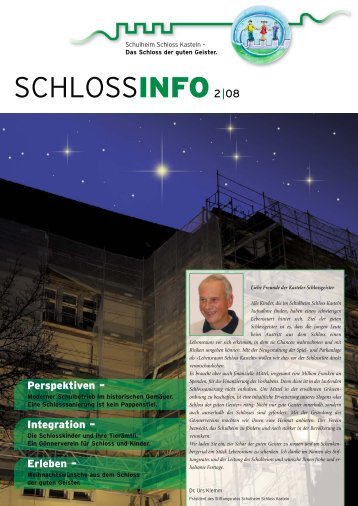 Schloss-Info 2/08 - Schulheim Schloss Kasteln