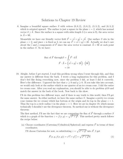Solutions to Chapter 19 Review