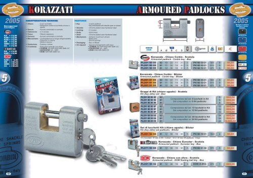 EUROPADLOCK EUROPADLOCK EUROMARINE ... - BW Hardware