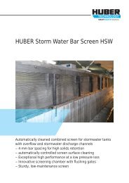 Brochure: HUBER Storm Water Bar Screen HSW