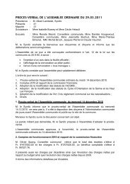 ProcÃ¨s-verbal de l'AssemblÃ©e du 29.03.2011 - Corminboeuf