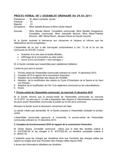 CO de Marly · Association du cycle d'orientation de la Sarine-Campagne et  du Haut-Lac français
