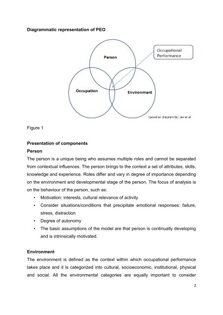 The Person-Environment-Occupational Model.pdf - Vula